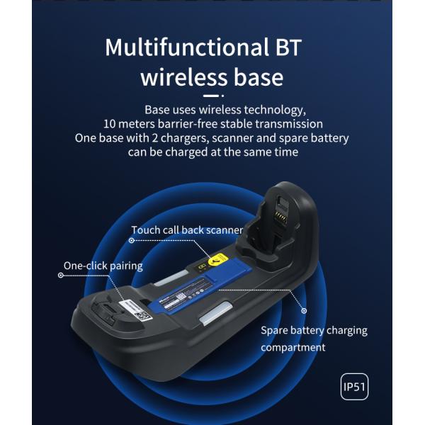 Industry IP65 Rate High-speed 2D Wireless Scanner Barcode Reader Scanner for Warehouse Logistic