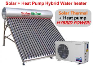 Quality Pressurized Solar Heat Pump Water Heater , Rooftop Solar Water Heater For Home wholesale