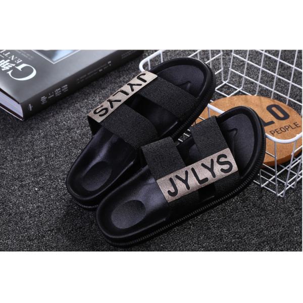 Portable PVC Foam Boys Summer Slippers Open Toe Slippers With Backs