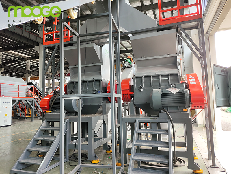 Plastic Washing Line PET Recycling Machine Shredder Crushing Machine