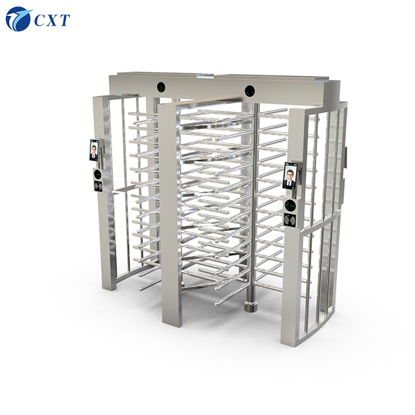 Full Height Turnstile With 1.2 Or 1.5mm Thickness Housing 90 Degree Rotors And 4 Arm Sections 650mm Pass Width For Secure Entry Points