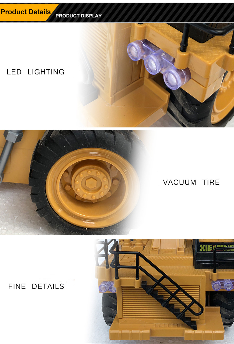 2.4G RC Tipping Bucket Dump Truck for Remote Control Engineering and Soil Transport