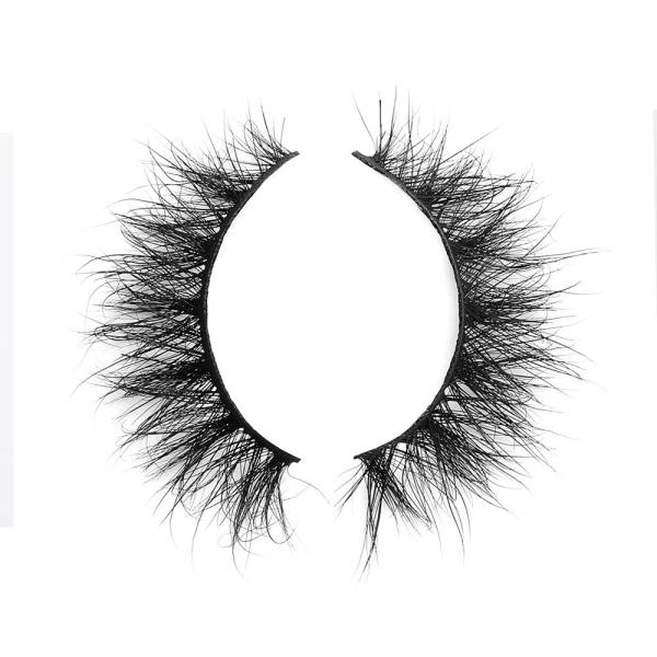 18mm Natural Wispy Mink Lashes , Cluster Type 3d Luxury Mink Lashes