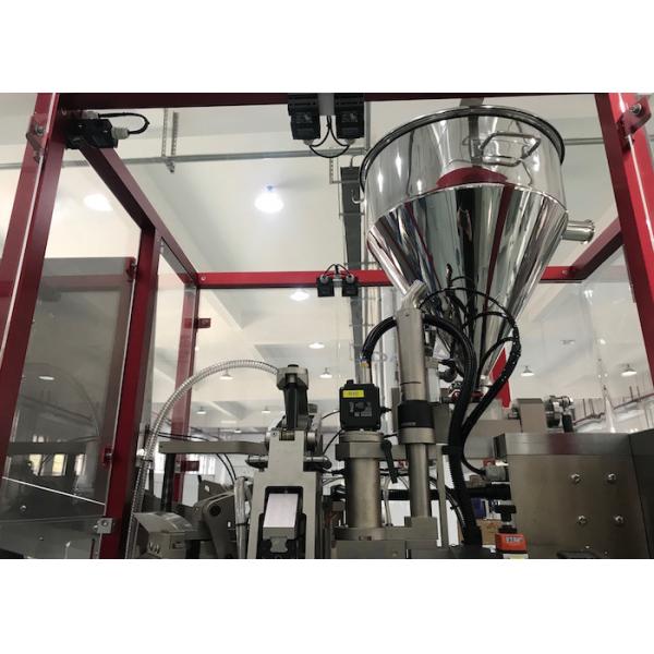 High Accuracy Plastic Tube Filling Machine Tube Length 50-253mm PLC Control