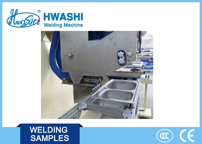 HWASHI Stainless Steel Sink R Corner Sink Automatic Polishing Machine 1m3/h Gas Consumption