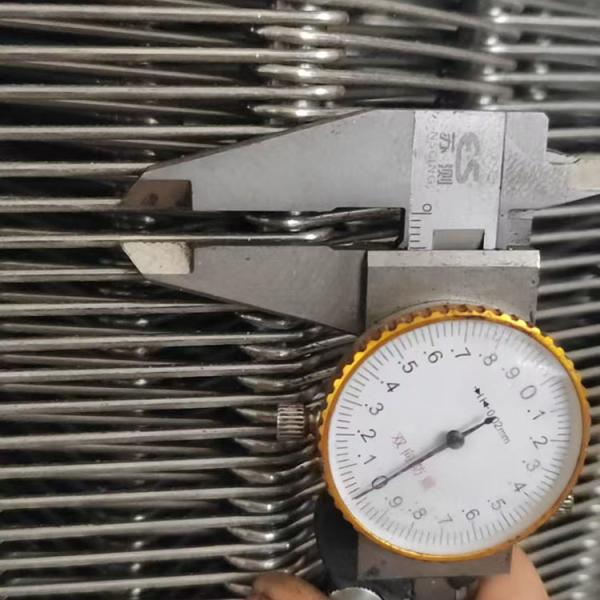 Food Grade Stainless Steel Wire Mesh Chain Balance Weave Conveyor Belt For Tunnel Oven