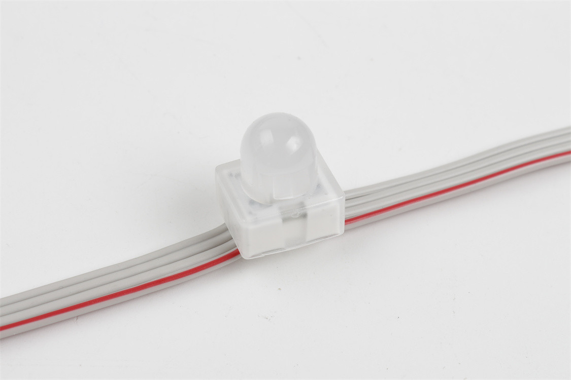 DC12V 0.3W 12mm SMD2025 LED Pixel module IP67 waterproof full color RGB string square LED light Addressable
