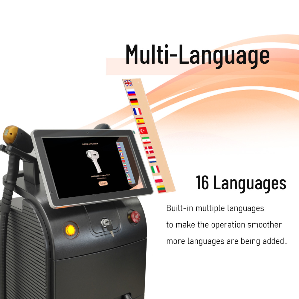 2 In 1 tattoo eraser machine Multi Functional Hair Removing Laser Machine Commercial