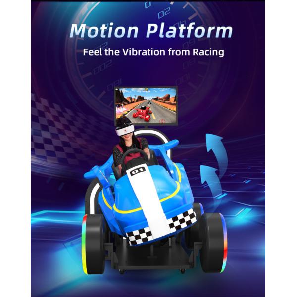 9D Kids Car Racing Game VR Driving Simulator For Amusement Park