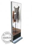 43 Inch Standalone Magic Mirror Standee , FHD Mirror Advertising Kiosk Body