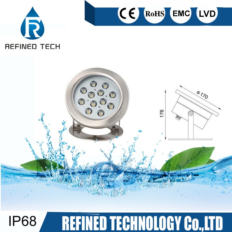 Outdoor 10W LED Waterproof Fountain Light With Remote Control