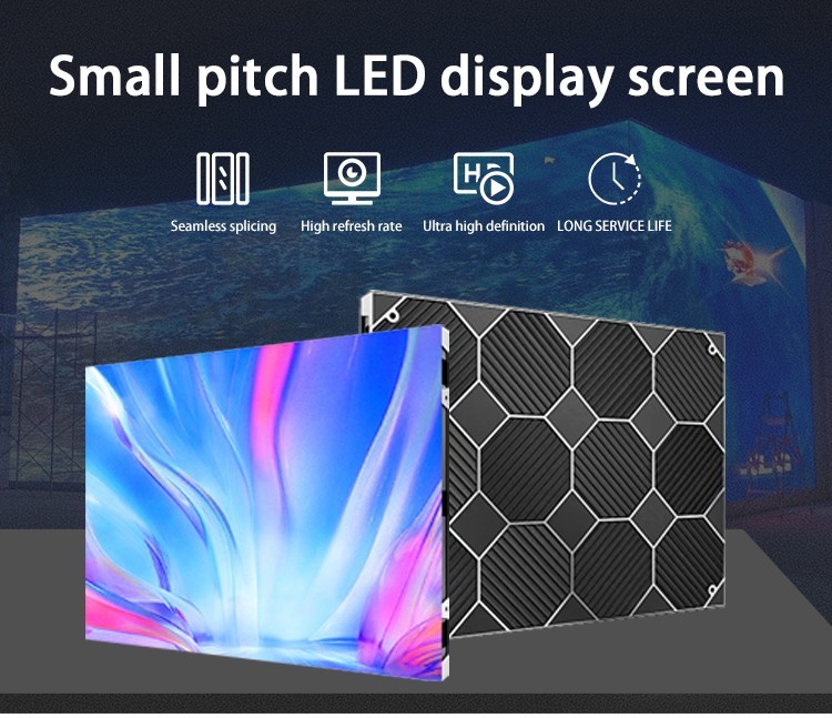 P1.53 Small Pixel Pitch LED Screen Ultra Slim 4K 8K Indoor LED Panel Display