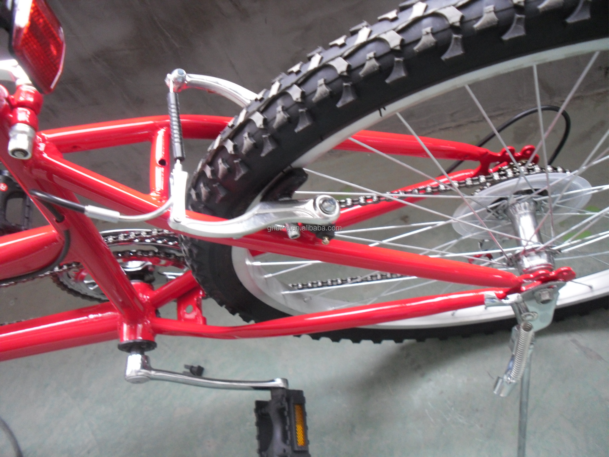 24inch Shimano 7 speeds OEM CE Steel tandem two people Bicycle with Fork Suspension