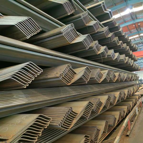 Steel Plate Pile Thickness 4.0 - 12.0mm in 6m Length Grade S355GP Q355B ST37-2