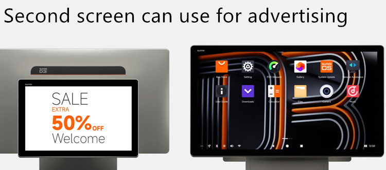 Sunmi 10 Second Screen And Multiple Languages Supported POS Android Terminal