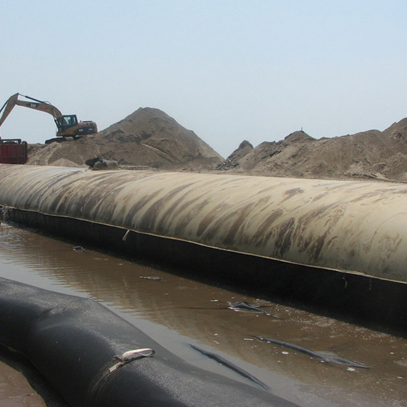 Dewatering Geotextile Tube Geobag Costal Protection Flood Control PP Woven Geotextile Tubes Geotube