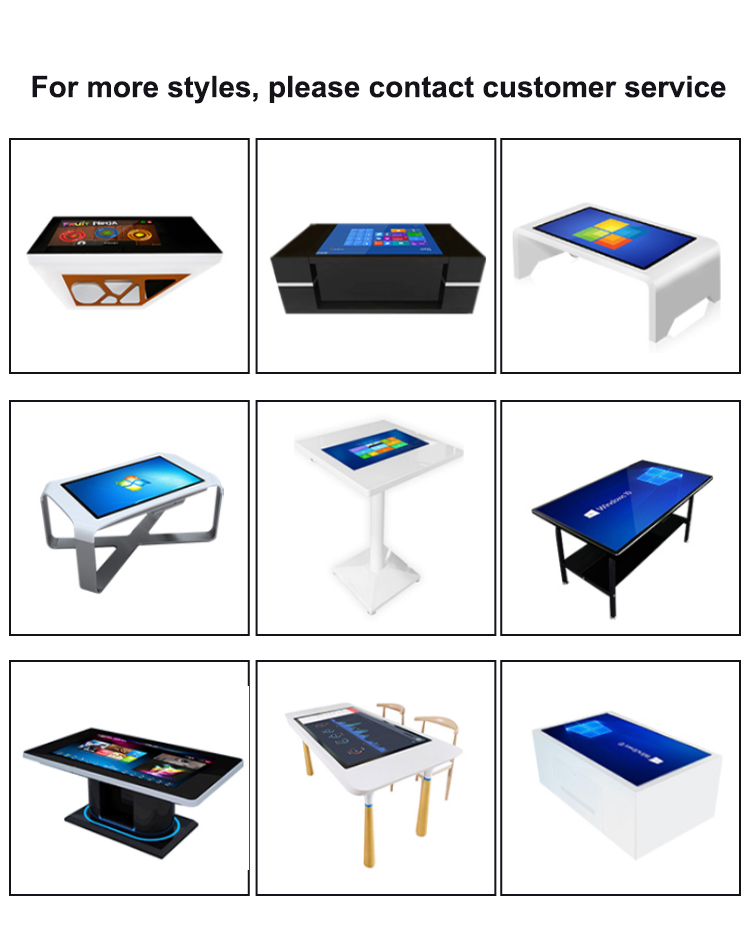 Object Recognition Restaurants Smart Digital Interactive Price Multi Touch Screen Coffee Shop Dining Table