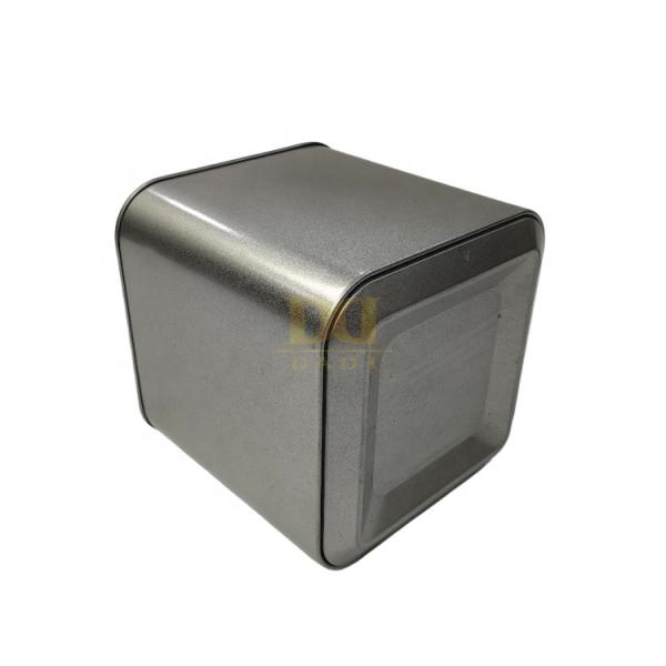 DADI Metal Tea Tin Box Customization Square Empty Tea Tin Boxes Support OEM Printing