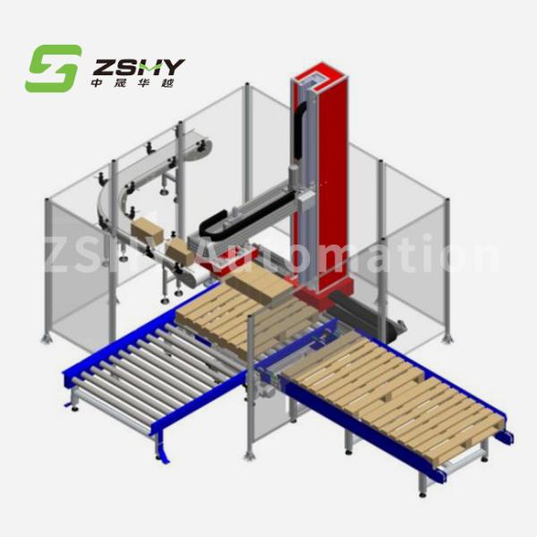 Column Stacker Automatic Palletizing Machine Cardboard Box Palletizer 1600mm