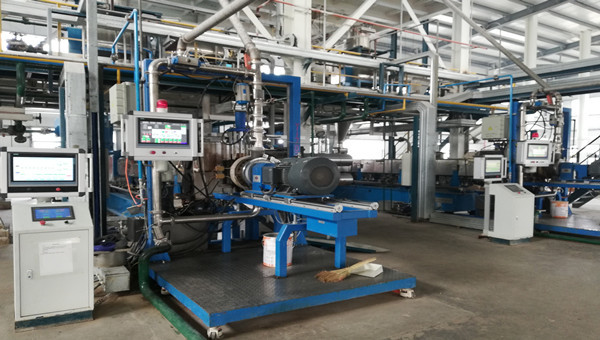 5015N / M Plastic Scrap Granulator , 3000Kg / H 630Kw Pp Extruder Machine