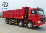 New Howo7 Dumptruck 8x4 Sinotruck 371hp For Construction Mine Working With 30m3