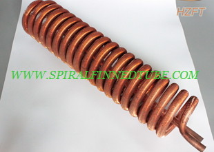 Oil Coolers Compact Design Finned Tube Coils / Water Heating Coils
