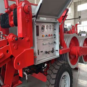 Quality 16Ton Bull-Wheel 10 Grooves Hydraulic Puller Overhead Stringing Equipment wholesale