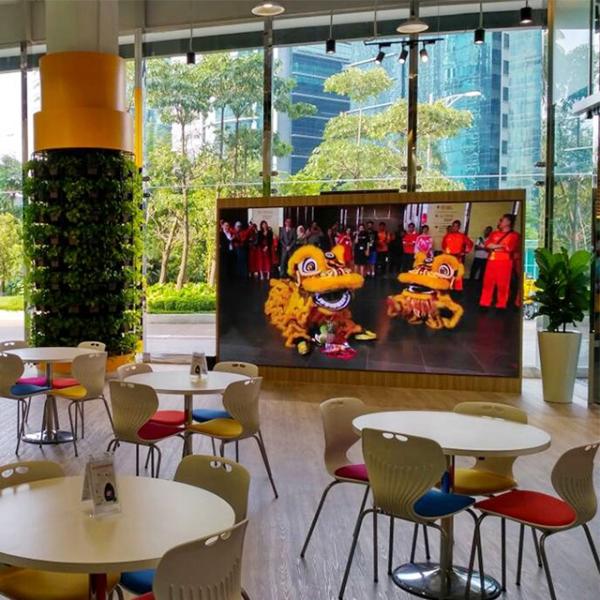 High-Definition Indoor LED Screen Wall P2 Refresh Playback Visual Enjoyment for Shopping Malls Options P1.25 P1.8 Video Wall