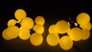 China 5m 20 led big ball string lights/led lighting string ball for Christmas decor on sale