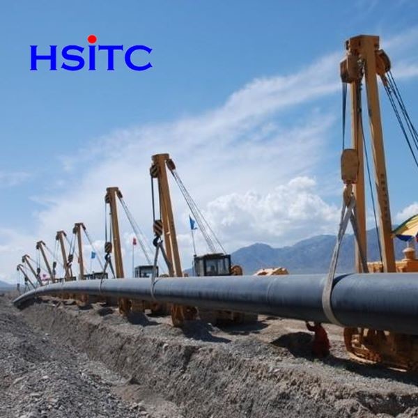 Din30670 3000mm Anti Corrosion Steel Pipe Three Layer PP