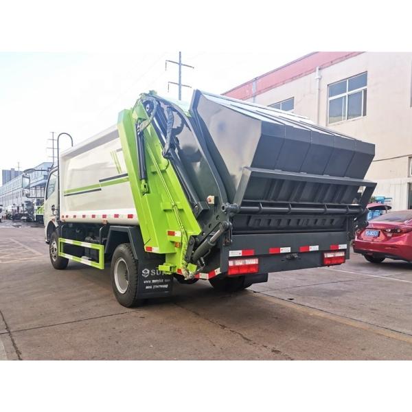Dongfeng 8m3 Garbage Compactor Truck Rubbish Bin Collection Dump Truck For Waste