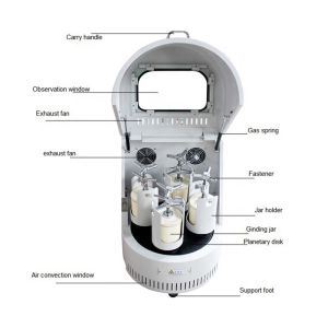 Strong Durable Planetary Small Ball Mill Zirconium Alumina Carbide