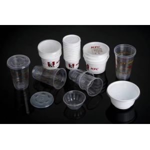 PS PET PP PVC Plastic Cup Making Machine 15-30 Times/Min Fully Automatic