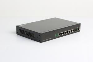 China Industrial HiOSO CAT5: 100M PoE+ Switch 10 Ports With CCC Approval on sale