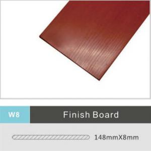 China Environmental Plastic Wood Planks 148mm x 8mm For Exterior Terrace on sale