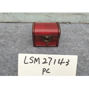 Quality home OBM Hinged Lid 9x6.5 Leather Storage Chests wholesale