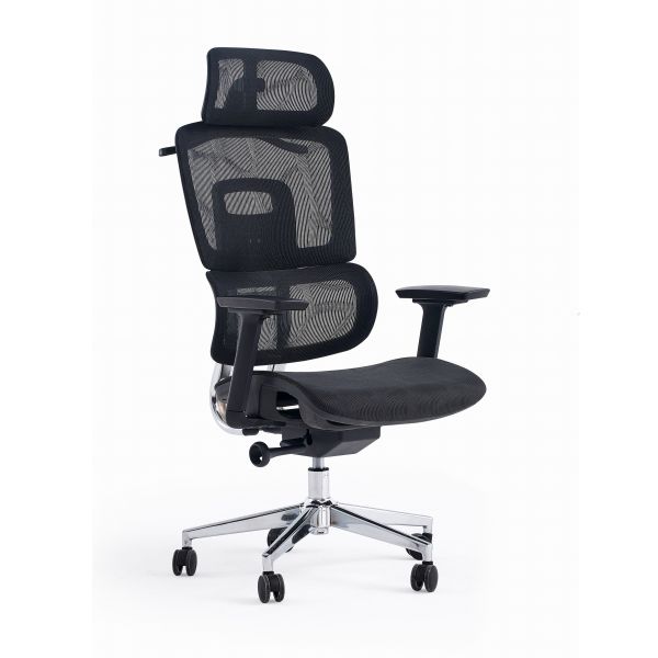 CEO Gaming Full Mesh Ergonomic Swivel Chair With Steel Back Support