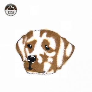 China 2018 New Towel Embroidery Patch,Cute Spotted Dog Towel Embroidery Patch#L30024 on sale