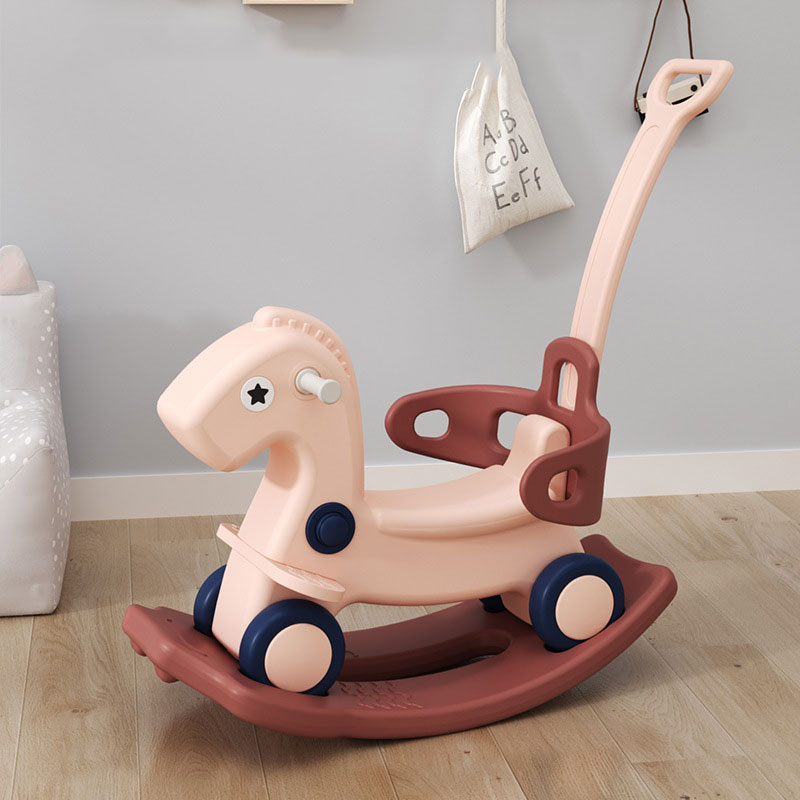 1-5 Year Olds Unisex PVC Rocking Horse Roller Coaster Fun and Exciting Toddler Playtime