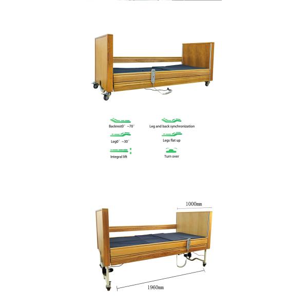 Multi-Functional Electric Nursing Bed for Rehabilitation of Old People&prime;s Homes