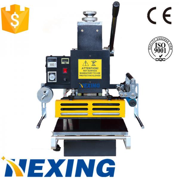 Cheap HX-368 max.pressure 3 ton manual hot stamping machine for leather, paper, for sale