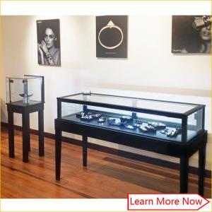 Quality Luxury mdf metal black paint jewelry retail supplies/jewelry store fixtures displays wholesale