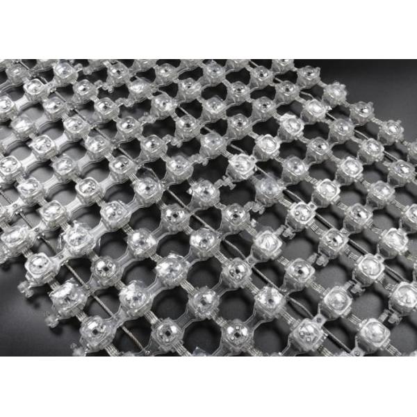 P50 Transparent Full Color LED Mesh Display Waterproof Outdoor LED Display For Building Walls