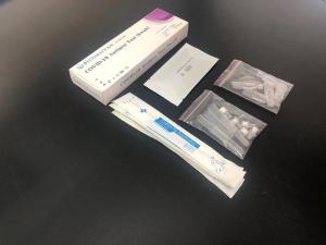 Quality Novel Coronavirus Swab Test Kit 25pcs Antigen Rapid Test Kit Colloidal Gold wholesale