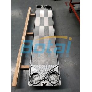 Plates in plate heat exchangers isolate media conduct heat exchange