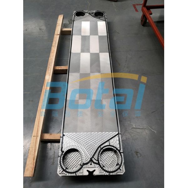 Cheap Plates in plate heat exchangers isolate media conduct heat exchange for sale