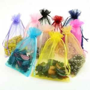 China factory price beautiful cheap gift organza  drawstring bag  gift pouch Jeweller  bag on sale