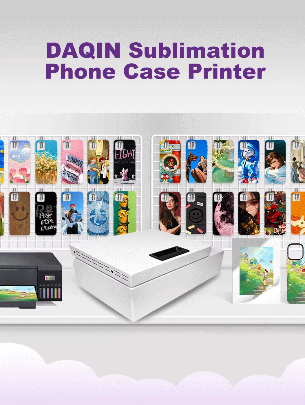 3D Sublimation printed Film Paper Is Used For The Phone Cases Of The Iphone 17 Series.