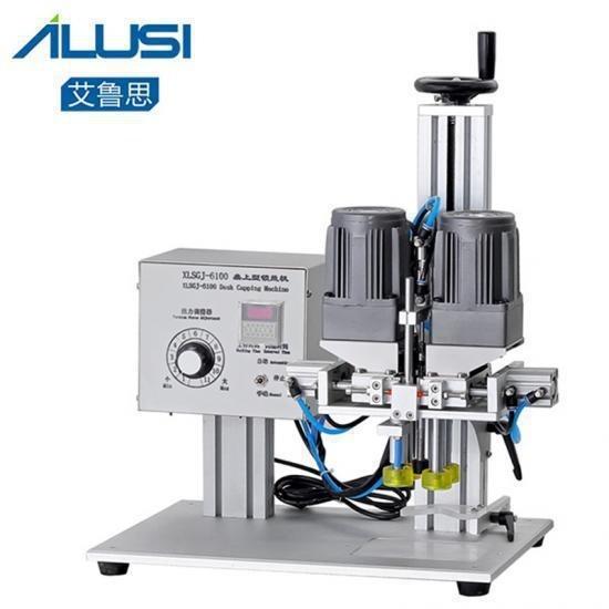 Cheap Semi automatic 20-40 Bottles/Min  Glass Bottle Capping Machine adjustable rotation speed for sale