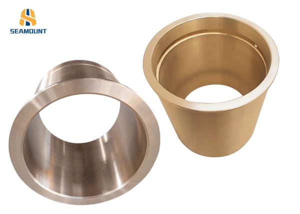 Anti Erosion Machinery Parts Flanged Bronze Bushings Oil Impregnated Bronze